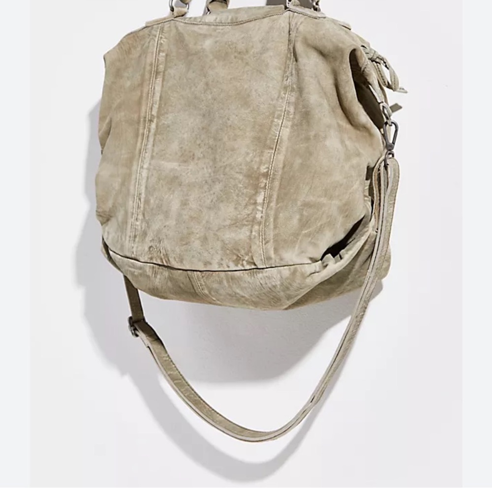 Free People Jackson distressed Leather Handbag